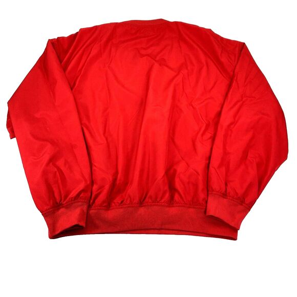 Cardinals Acuity Windbreaker Jacket Red Polyurethane Coating Golf XXL Men V-Neck - Picture 6 of 12